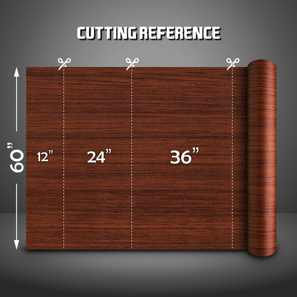 Wood Grain Textured Vinyl Black