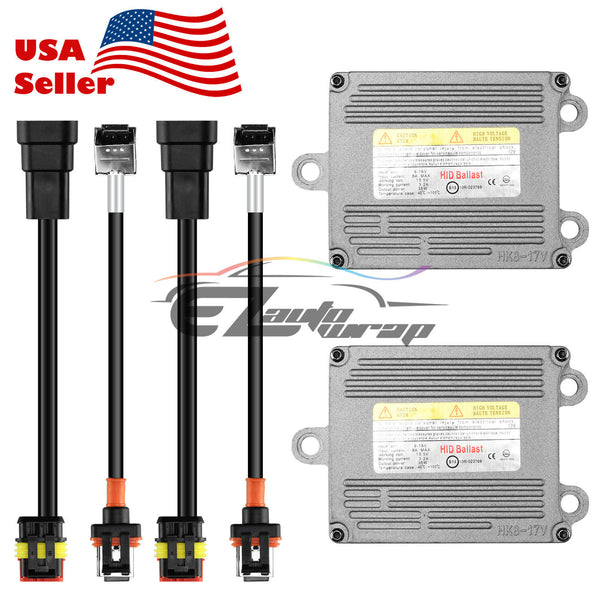 2x D1S D1R D1C HID Ballast Xenon Replacement with AMP Cable