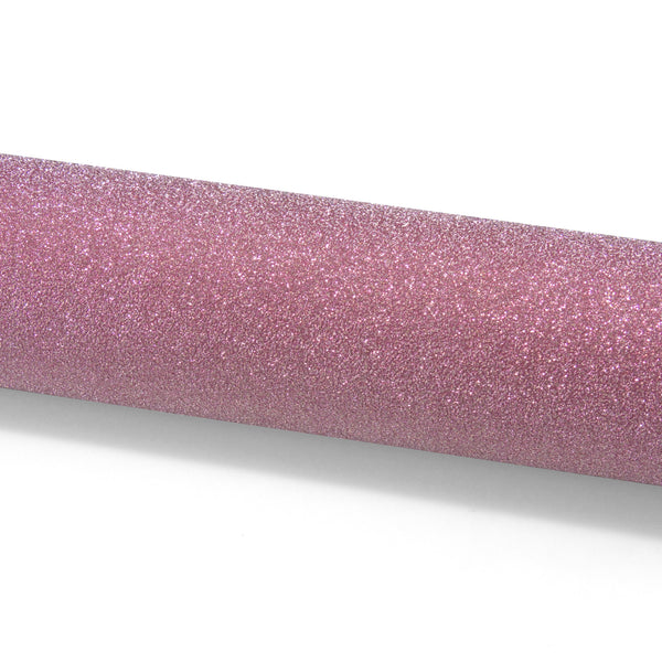 Ultra Diamond Glitter Matte Flat Pink Vinyl Wrap