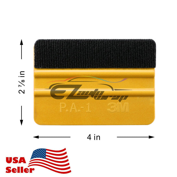 3M Gold Plastic Felt Edge Squeegee