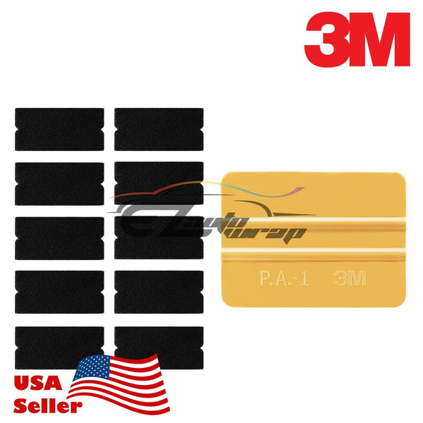 3M Gold Plastic Felt Edge Squeegee