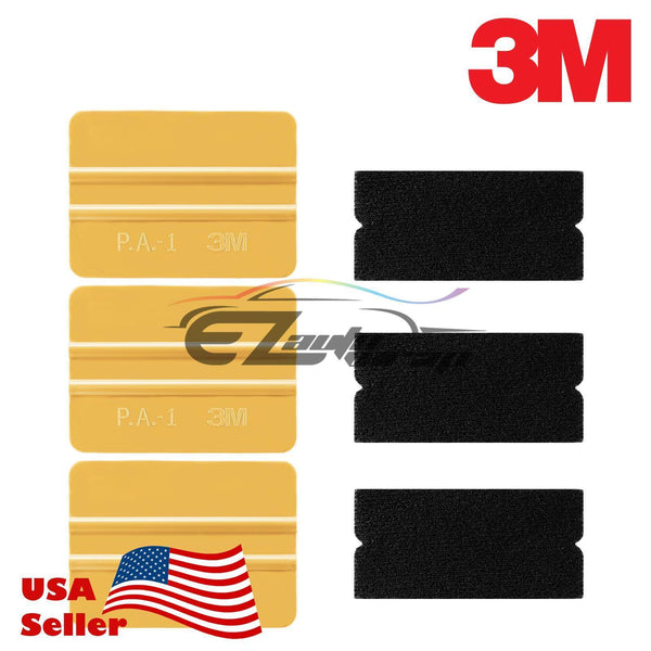 3M Gold Plastic Felt Edge Squeegee