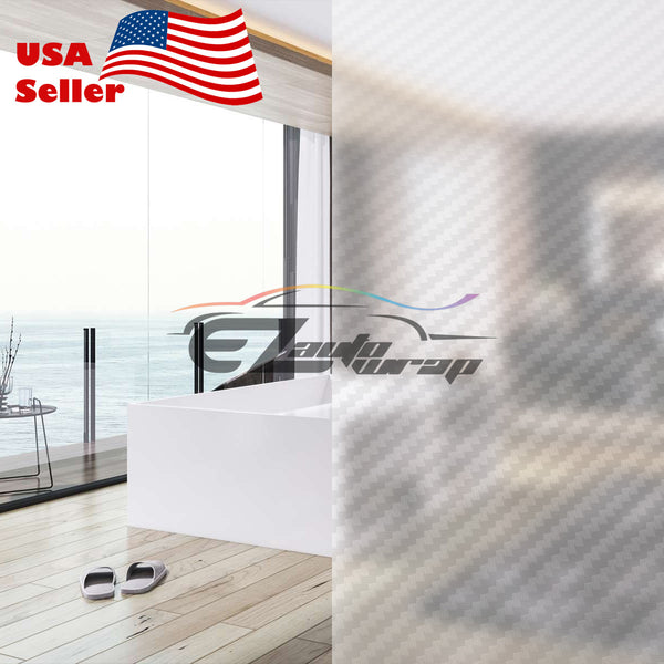 Frosted Clear Carbon Fiber Glass Window Film