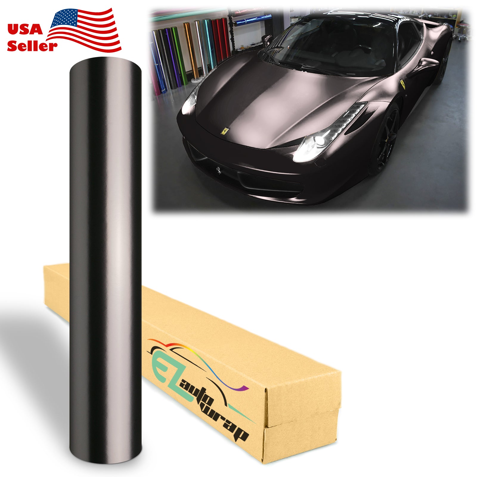 Anodized Chrome Gray Vinyl Wrap