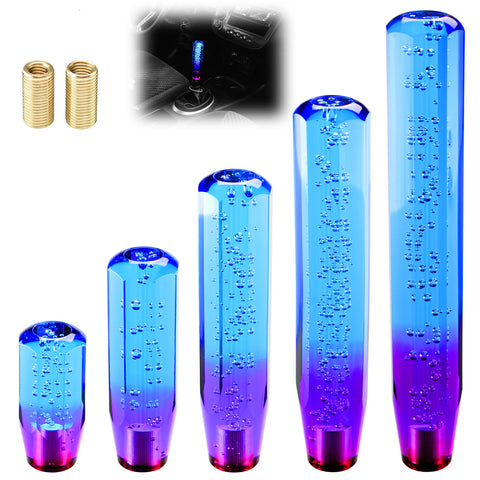 Shift Knob Stick Crystal Purple Blue SK53A (10cm / 15cm / 20cm / 25cm / 30cm)
