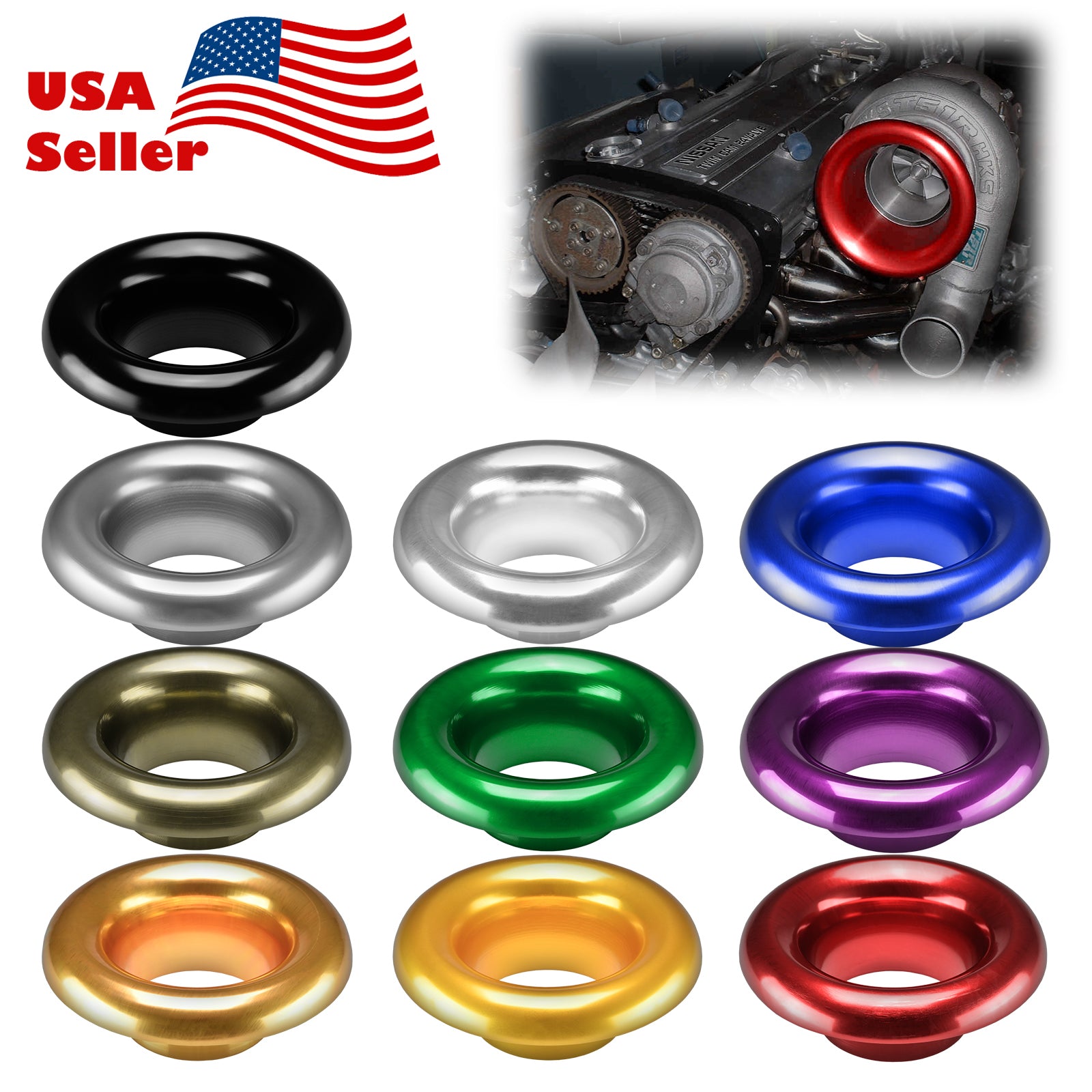 EZAUTOWRAP Bronze Anodized Turbo Velocity Stack & Silicone Hose Kit | 4