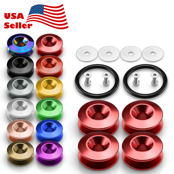 Bumper Fastener Quick Release (Black / Blue / Bronze / Gold / Green / Gunmetal Gray / Neo Chrome / Orange / Purple / Red / Rose Gold / Silver)