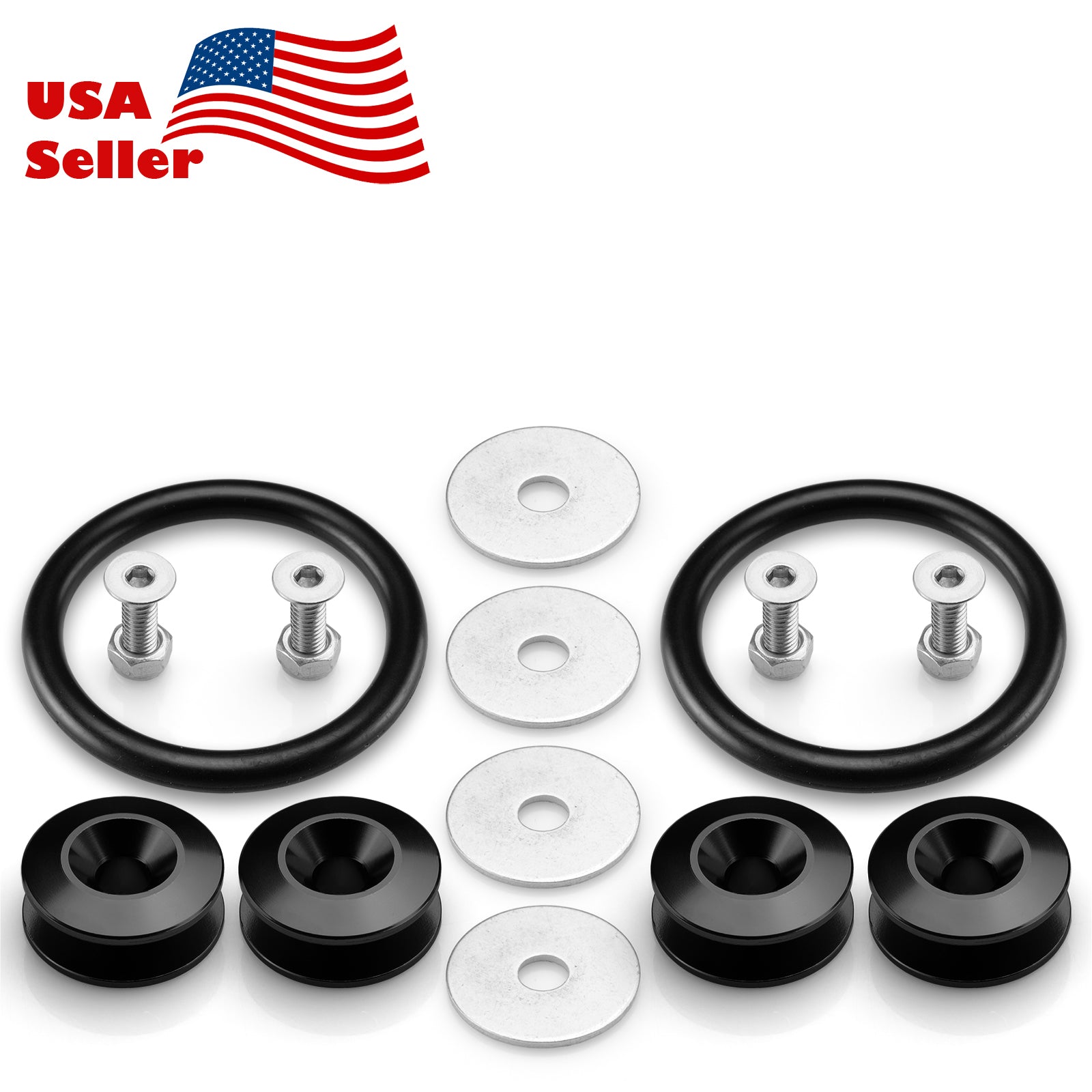 Bumper Fastener Quick Release (Black / Blue / Bronze / Gold / Green / Gunmetal Gray / Neo Chrome / Orange / Purple / Red / Rose Gold / Silver)