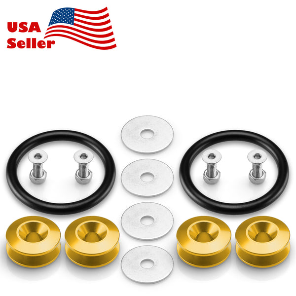 Bumper Fastener Quick Release (Black / Blue / Bronze / Gold / Green / Gunmetal Gray / Neo Chrome / Orange / Purple / Red / Rose Gold / Silver)