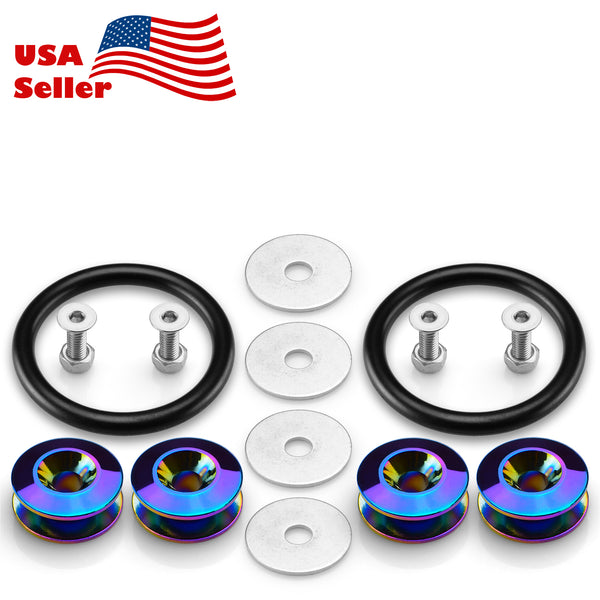Bumper Fastener Quick Release (Black / Blue / Bronze / Gold / Green / Gunmetal Gray / Neo Chrome / Orange / Purple / Red / Rose Gold / Silver)