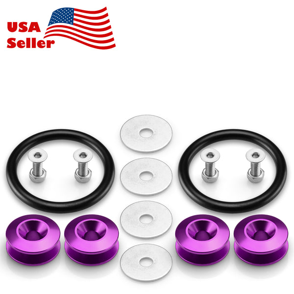 Bumper Fastener Quick Release (Black / Blue / Bronze / Gold / Green / Gunmetal Gray / Neo Chrome / Orange / Purple / Red / Rose Gold / Silver)
