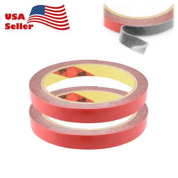 2x 3m/Roll Gray Automotive Acrylic Double Sided Tape