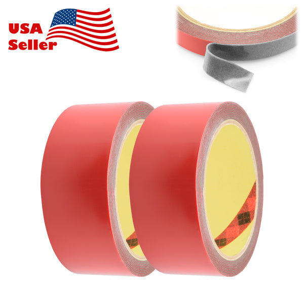 2x 3m/Roll Gray Automotive Acrylic Double Sided Tape