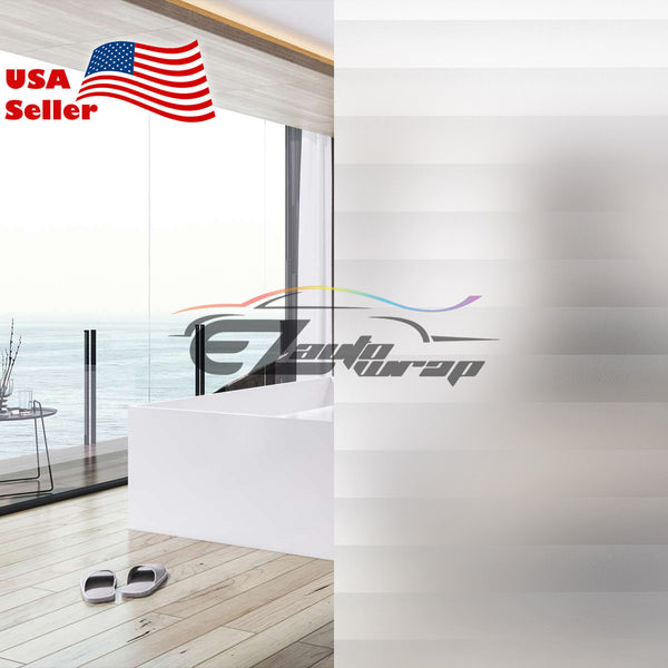 Frosted Line Glass Window Film 5018