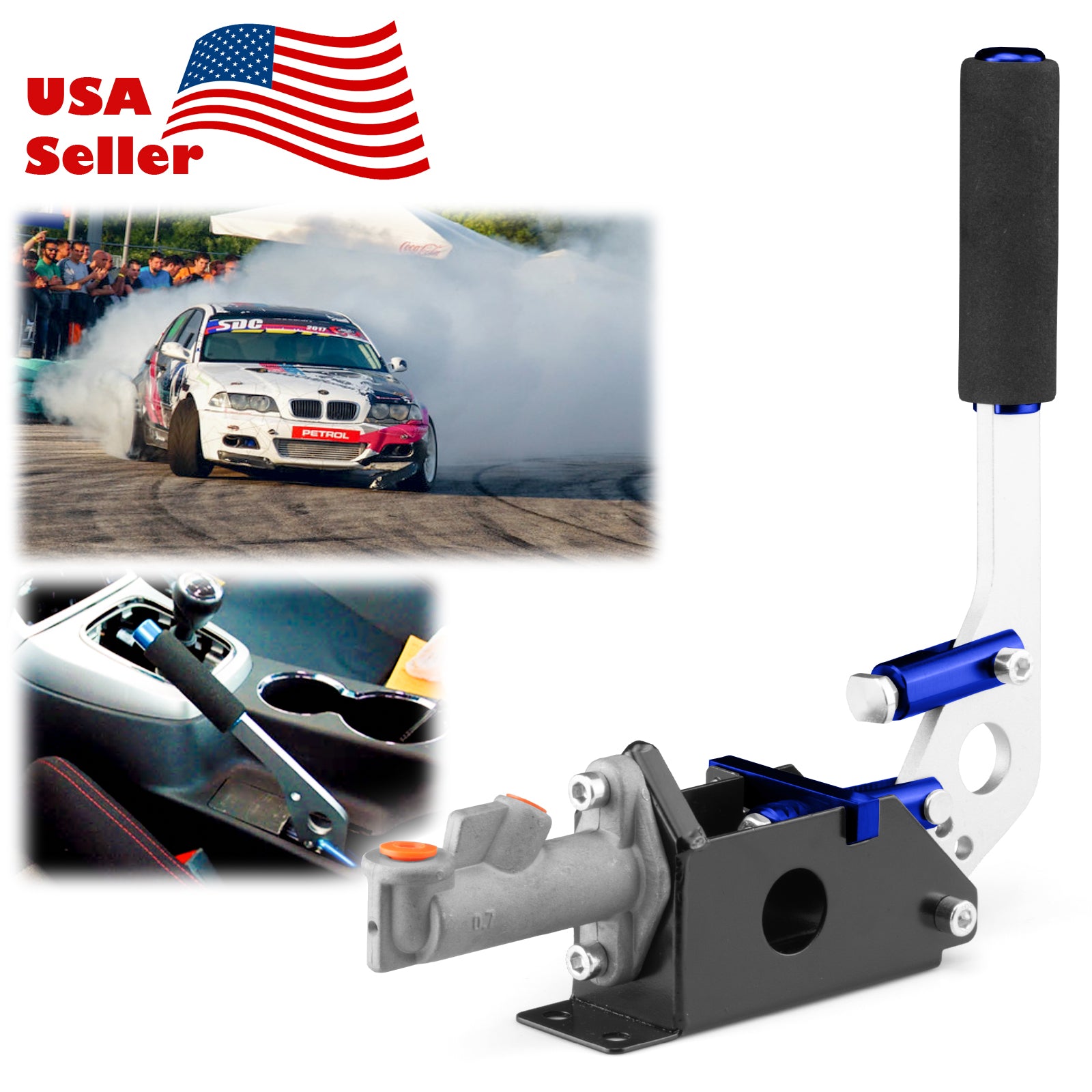 Hydraulic Racing Hand Brake Aluminum HB01 (Black / Blue / Gold / Purple / Red / Silver)