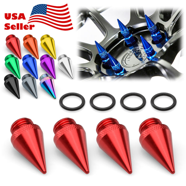 4pcs Spikes Replacement for Mi2KA Spiked Lug Nuts WN03 (Black / Blue / Gold / Green / Gunmetal Gray / Neo Chrome / Orange / Purple / Red / Silver)
