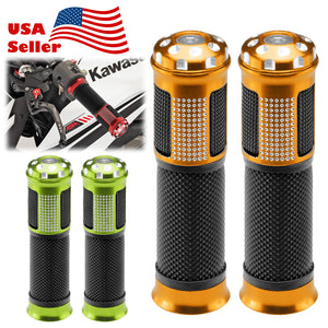 Motorcycle Hand Grips Rubber 7/8" Handle Bar 04