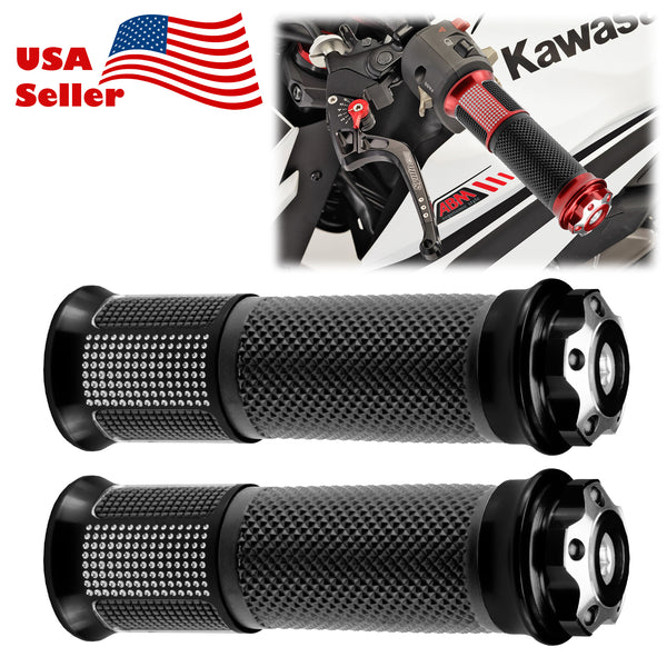 Motorcycle Hand Grips Rubber 7/8" Handle Bar 06