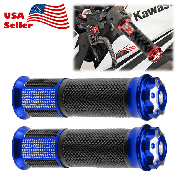 Motorcycle Hand Grips Rubber 7/8" Handle Bar 06