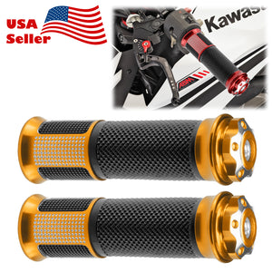 Motorcycle Hand Grips Rubber 7/8" Handle Bar 06