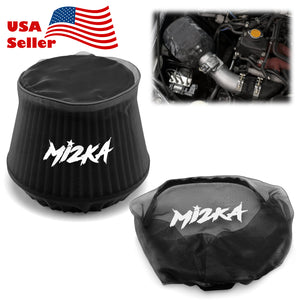 Engine Cold Air Intake Pre Filter Conical Cover (Black / Blue / Red)
