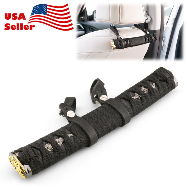 Universal Headrest Samurai Grab Handles 1pcs (Beige Black / Black / Black Red / Black White / Blue Black / Red Black)