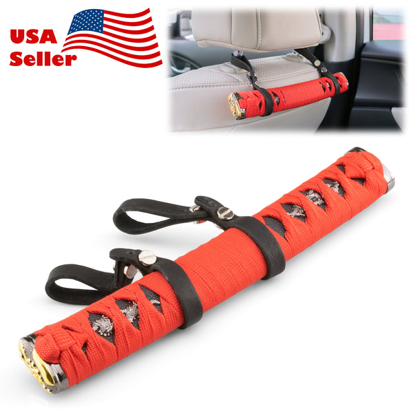 Universal Headrest Samurai Grab Handles 1pcs (Beige Black / Black / Black Red / Black White / Blue Black / Red Black)