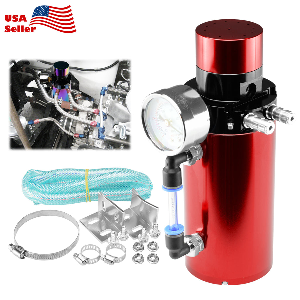 Car Oil Catch Tank Can,300ml Flaconi Decanter Vapori Olio per Auto,Serbatoio per Auto in Alluminio,Decanter Serbatoio con Filtro Dell'aria,decanter Vapori olio,Facile da Installare e Utilizzare Car Oil Catch Tank Can,300ml Flaconi Decanter Vapori Olio per Auto,Serbatoio per Auto in Alluminio,Decanter Serbatoio con Filtro Dell'aria,decanter Vapori olio,Facile da Installare e Utilizzare