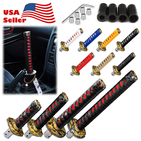 Universal Samurai Sword Shift Knob (Black / Black Red / Black White / Blue White / Gold Black / Orange Red / Red Black / White Red) (10cm / 15cm / 20cm / 26cm)