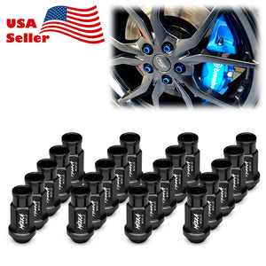 20pcs Aluminum Extended Wheel Lug Nuts M12x1.25 WN01 (Black / Blue / Gold / Green / Gunmetal Gray / Neo Chrome / Orange / Purple / Red / Silver)