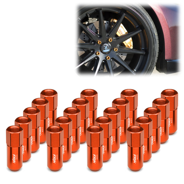 20pcs Aluminum Extended Wheel Lug Nuts M12x1.50 WN02 (Black / Blue / Gold / Green / Gunmetal Gray / Neo Chrome / Orange / Purple / Red / Silver)