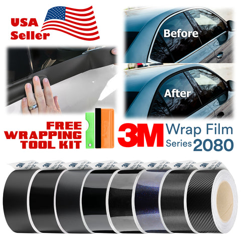 3M 2080 Black Vinyl Chrome Delete Black Out Kit