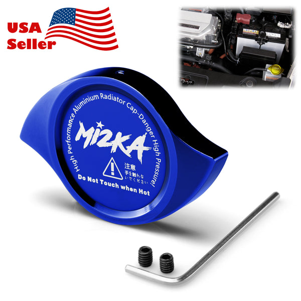 Billet Aluminum Radiator Cap (Blue / Bronze / Champagne Gold / Gold / Green / Gunmetal Gray / Neo Chrome / Orange / Purple / Red / Silver)