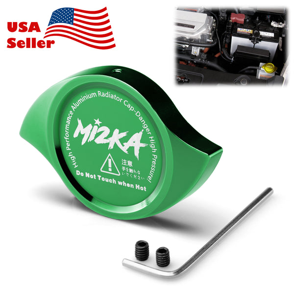 Billet Aluminum Radiator Cap (Blue / Bronze / Champagne Gold / Gold / Green / Gunmetal Gray / Neo Chrome / Orange / Purple / Red / Silver)