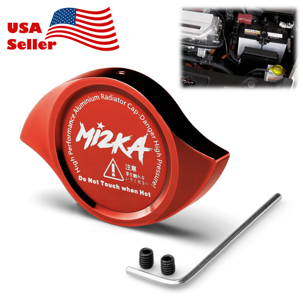 Billet Aluminum Radiator Cap (Blue / Bronze / Champagne Gold / Gold / Green / Gunmetal Gray / Neo Chrome / Orange / Purple / Red / Silver)
