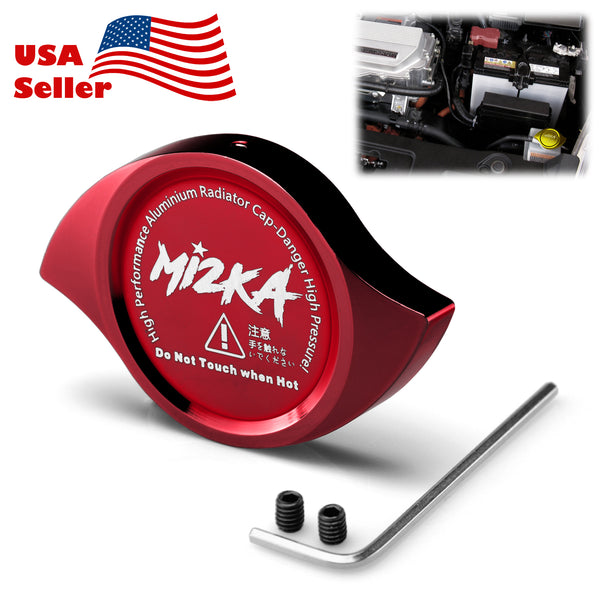 Billet Aluminum Radiator Cap (Blue / Bronze / Champagne Gold / Gold / Green / Gunmetal Gray / Neo Chrome / Orange / Purple / Red / Silver)