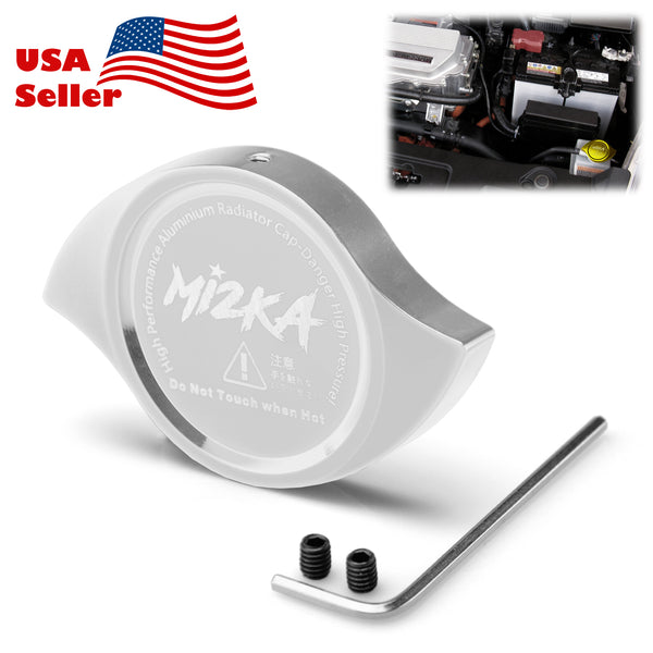 Billet Aluminum Radiator Cap (Blue / Bronze / Champagne Gold / Gold / Green / Gunmetal Gray / Neo Chrome / Orange / Purple / Red / Silver)