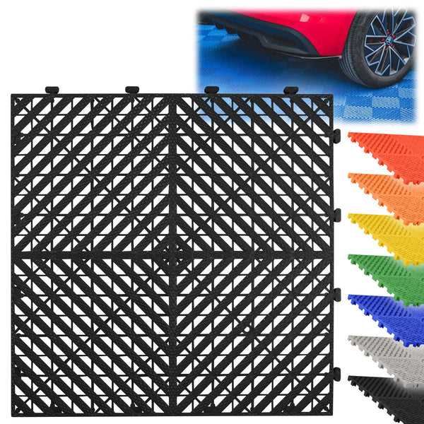 Polypropylene Plastic Tile Pack of 42 Pieces