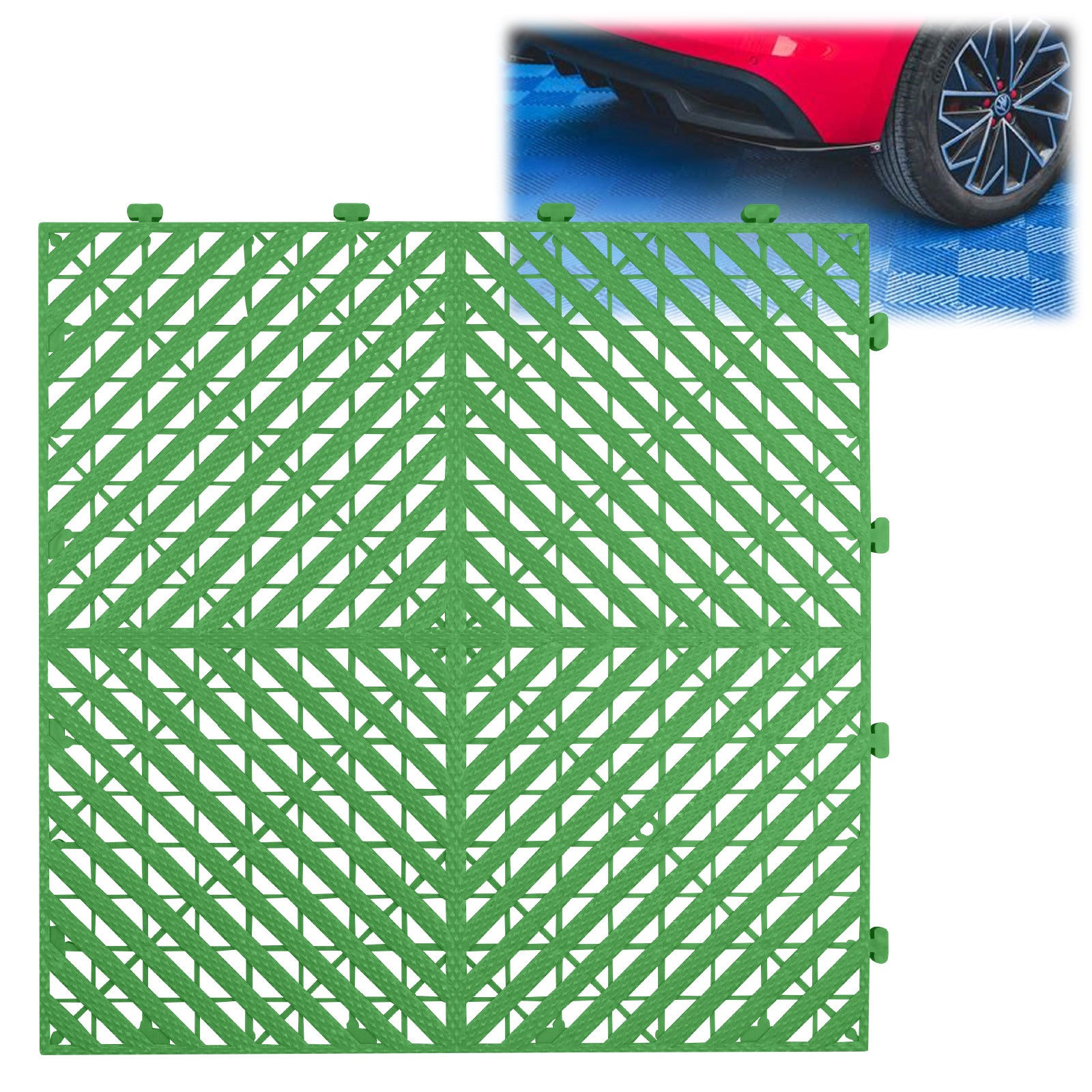 Polypropylene Plastic Tile Pack of 42 Pieces