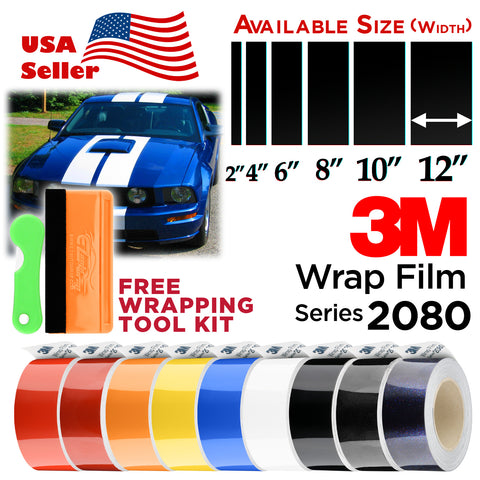 Racing Stripe 3M 1080 2080 Gloss / Gloss Metallic 8" 10" 12" / 25FT 50FT 75FT