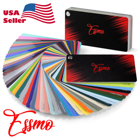 ESSMO Swatch Super Gloss Metallic PET Deck Book Auto Wrap Vinyl Wrapping Film