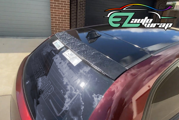 Forged Carbon Fiber Textured Black Matte Vinyl Wrap