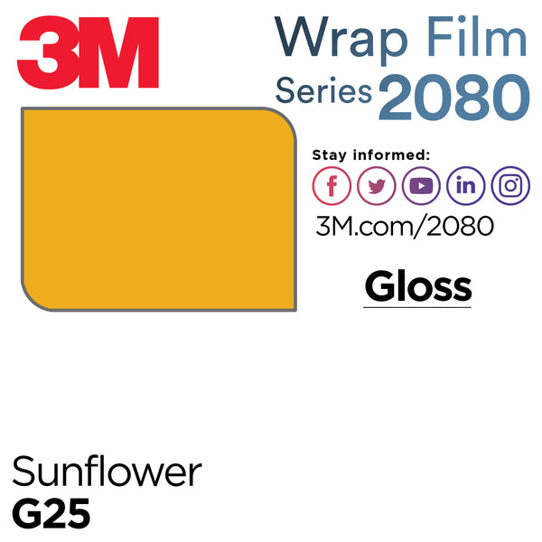 Genuine 3M 2080 Series Vinyl Wrap 1FTx5FT