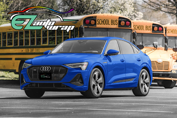 Genuine 3M 2080 Series G47 Gloss Intense Blue Vinyl Wrap
