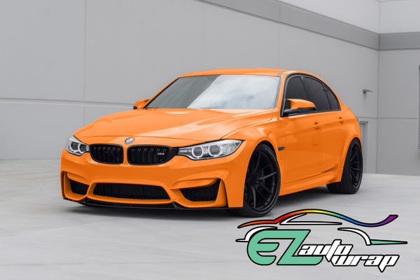 Genuine 3M 2080 Series G54 Gloss Bright Orange Vinyl Wrap