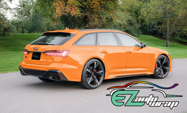 Genuine 3M 2080 Series G54 Gloss Bright Orange Vinyl Wrap