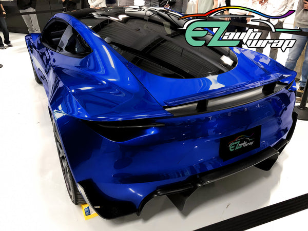 Gloss Metallic Royal Blue Vinyl Wrap