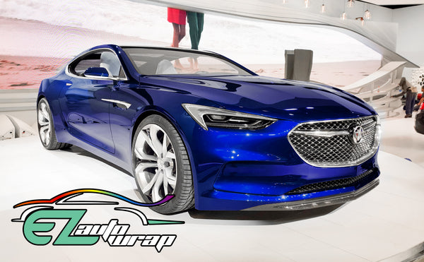Gloss Metallic Royal Blue Vinyl Wrap