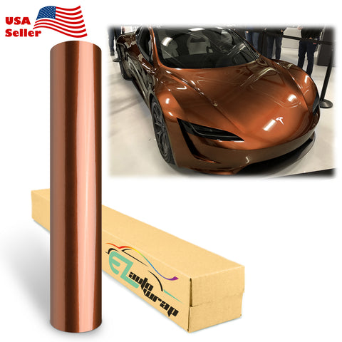 Gloss Metallic Bronze Vinyl Wrap