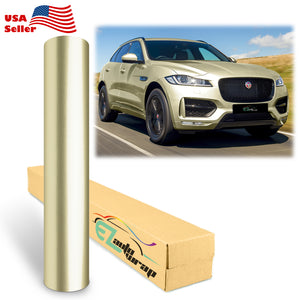 Gloss Metallic Champagne Gold Vinyl Wrap